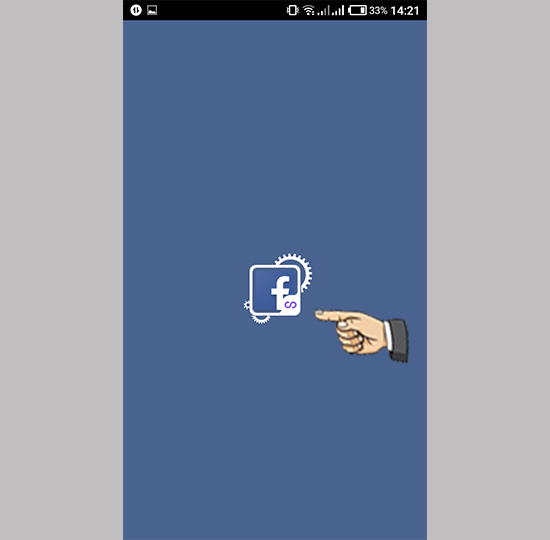 Giao diện khi mở app